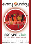 Elke zondag: get in Shape at Escape
