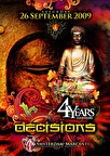 Decisions’ 4 years anniversary op 26 september
