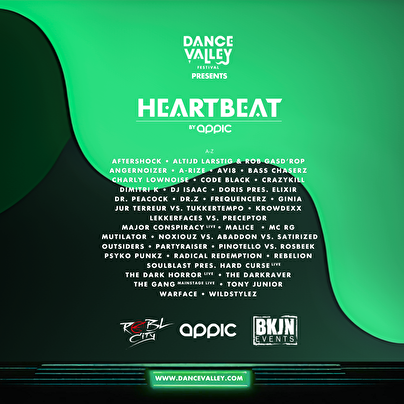 Dance Valley unveils Heartbeat with the biggest harder styles line-up in history