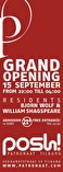 Grand Opening Posh! @ het Patronaat 15 september