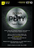 Press Play Talent Night
