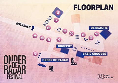 plattegrond Onder De Radar Festival