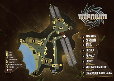 plattegrond TITANIUM Festival