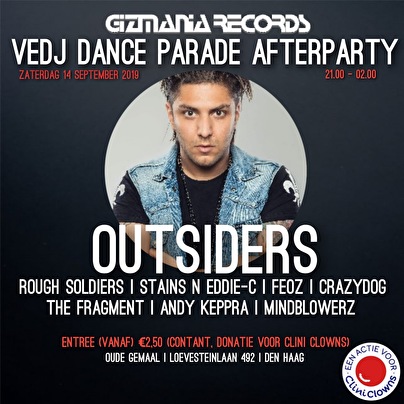 plattegrond VEDJ Dance Parade Afterparty