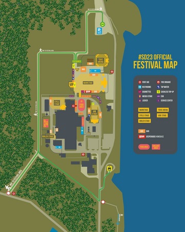 plattegrond Shutdown Festival