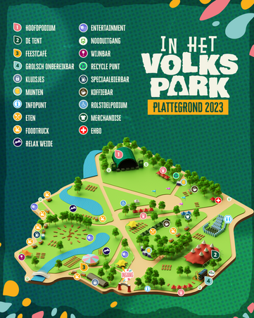 plattegrond In Het Volkspark