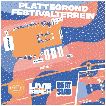 plattegrond Live on the Beach