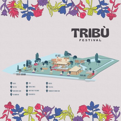 plattegrond Tribù Festival