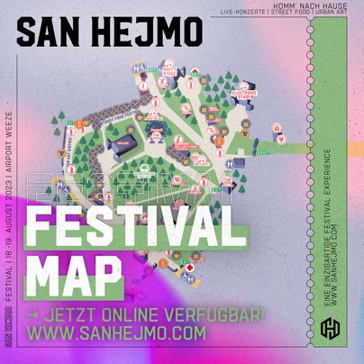 plattegrond San Hejmo Festival