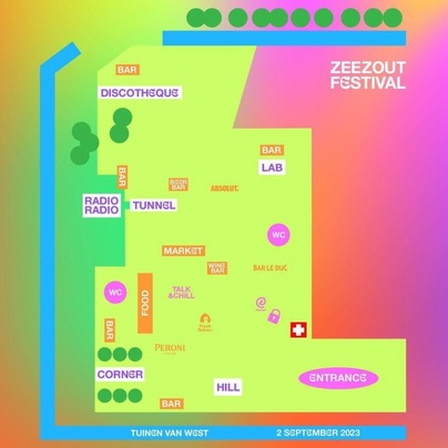 plattegrond ZeeZout Festival
