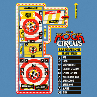 plattegrond The Rock Circus