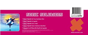 Sonic Solutions - Don't speak