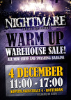 Nightmare Warmup aan de Koperslagerstraat op 4 december