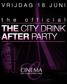 The official City Drink afterparty