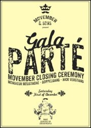 Movember gala after Parté
