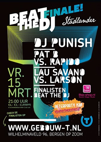 Beat The DJ finale + Stuiterbeesten Afterparty