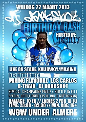 DJ Darkshot Birthday Bash