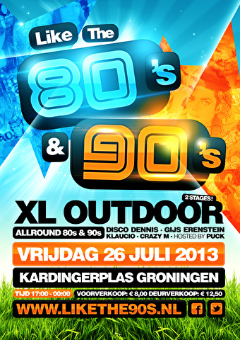 Like the 80's & 90's XL Outdoor Festival