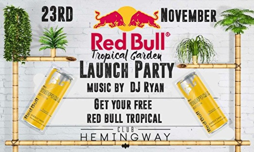 Red Bull Tropical Garden Launch Party