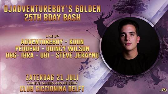 DJ Adventureboy's Golden 25th Bday Bash