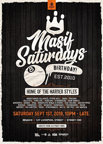 Masif Saturdays 8th Birthday