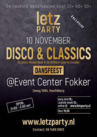30+ Disco & Classics Dansfeest