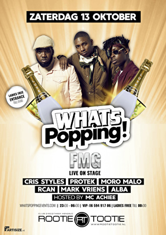 What's Popping! presents FMG live on stage
