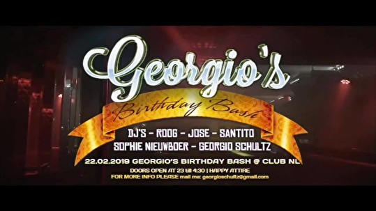 Georgio's Birthday Bash