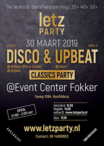 30+ Letz Party Disco & Upbeat Classics Party
