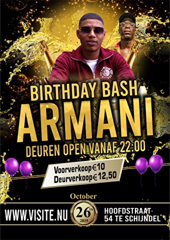 Birthday Bash Armani