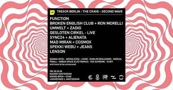 Tresor Berlin × The Crave × Second Wave