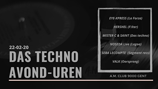 DAS Techno × Techno Avond-Uren
