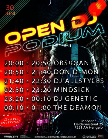 Open DJ Podium