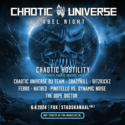 Chaotic Universe label night