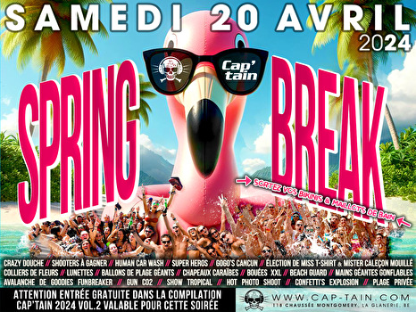 Cap'tain Spring Break - Samedi 20 Avril