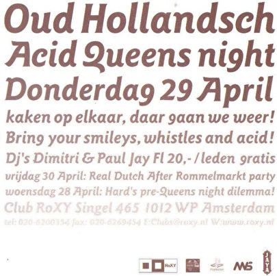 Oud Hollandsch Acid Queens Night