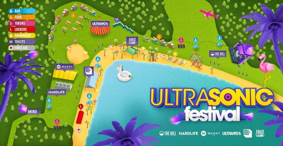 plattegrond Ultrasonic Festival