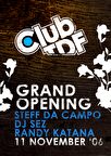 Aanstaande zaterdag “Grand Opening” Club TDF