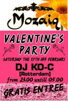 Mozaiq Valentine's party